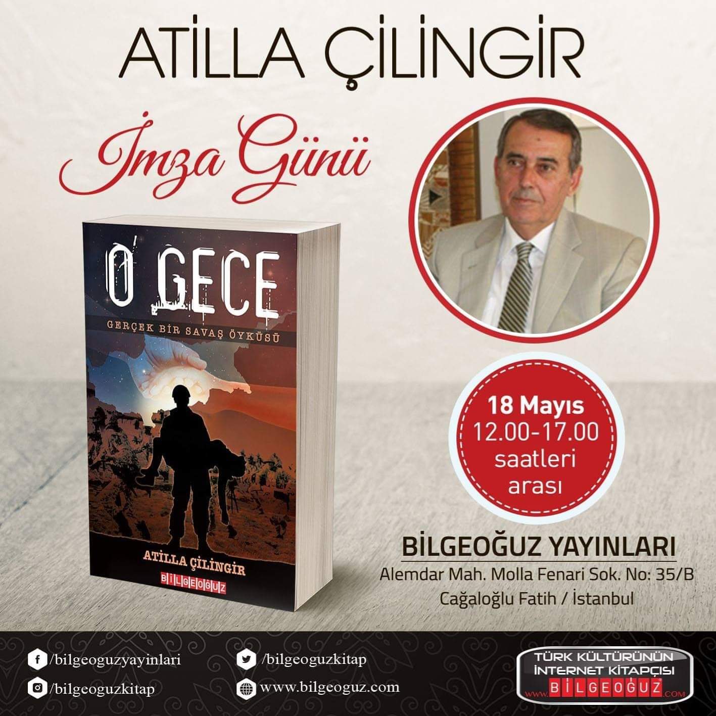 Bilgeoğuz Yayınlarında imza günü