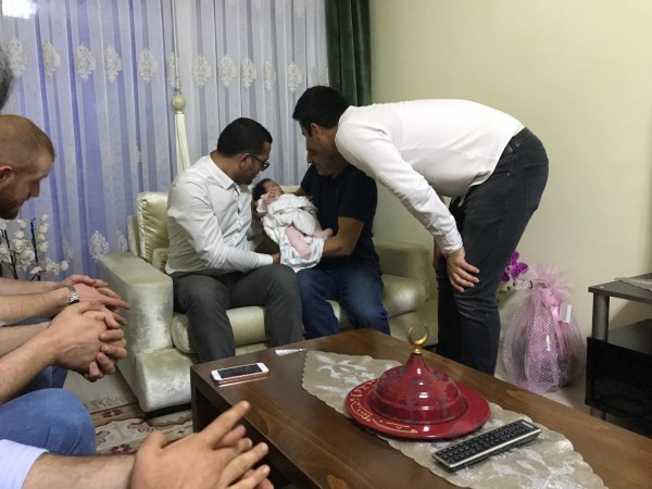 Nazilli Ülkü Ocakları şehidimizin emanetini ziyaret etti.
