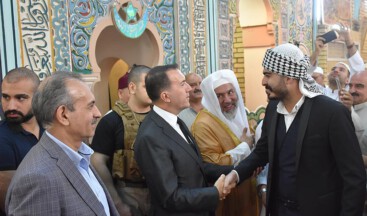Bağdat Büyükelçimiz Yıldız bayram namazını Kerkük’te kıldı