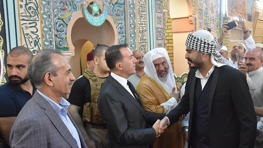 Bağdat Büyükelçimiz Yıldız bayram namazını Kerkük’te kıldı