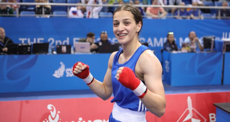 Buse Naz Çakıroğlu’ndan Avrupa Oyunları’nda altın madalya