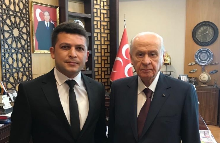 Kızılelma’ya sözü ile efsane olan Mehmetçik MHP Genel Merkezi’nde
