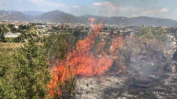 Muğla Fethiye’de orman yangını