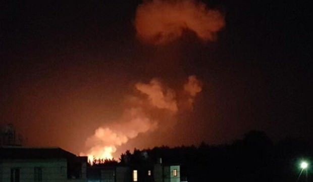 KKTC’nin Girne şehrinde Askeri bölgede peş peşe patlamalar!