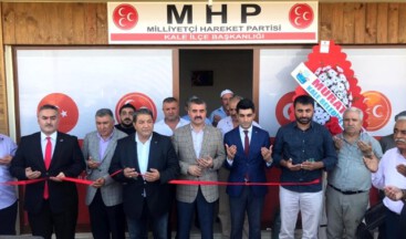 Malatya’nın Kale ilçesinde MHP teşkilatı yeni yerine taşındı
