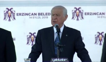 MHP Lideri Bahçeli Erzincan’da konuştu ‘Yeni hükümet sisteminden dönüş yoktur’