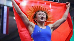 Güreşte bir altın madalya daha kazandık: Aysuluu Tınıbekova