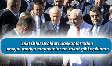 Eski Ülkü Ocakları Başkanlarından sosyal medya maymunlarına tokat gibi açıklama