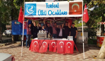 Turhal Ülkü Ocakları’ndan Mehmetçiklere destek kampanyası @omercelik1974 @turhalocak60