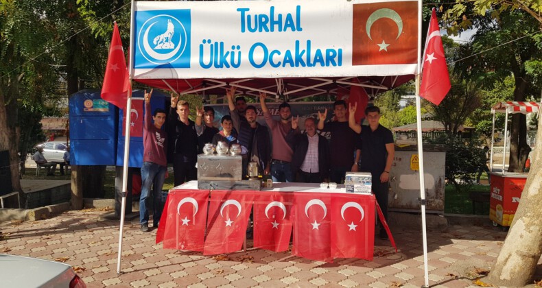 Turhal Ülkü Ocakları&rsquo;ndan Mehmetçiklere destek kampanyası @omercelik1974 @turhalocak60