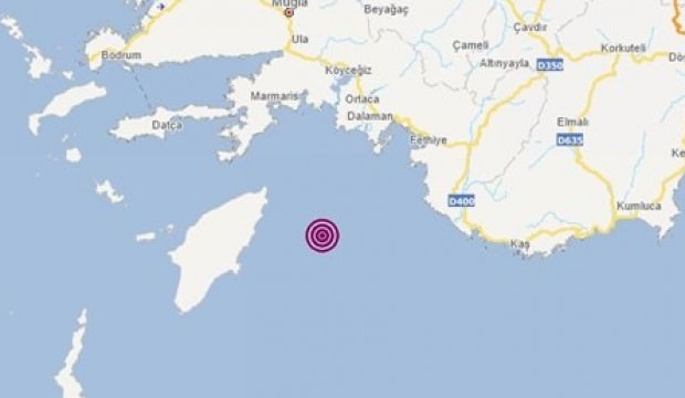 Akdeniz’de 5 büyüklüğünde #deprem
