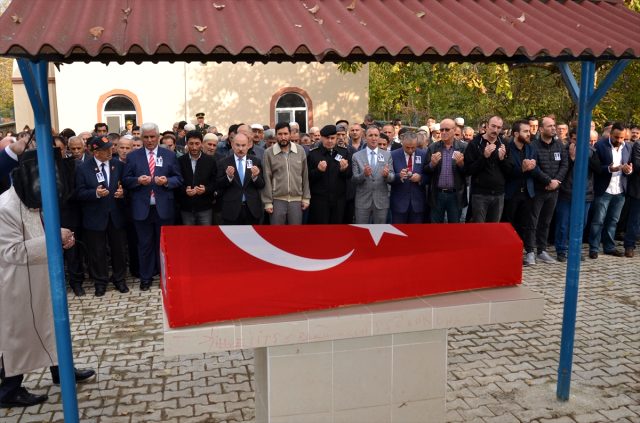 Kastamonu Hanönü’nde Kore gazisi Mutallif Ayber son yolculuğuna uğurlandı