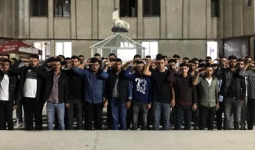 Nevşehir Ülkü Ocakları mensubu gençlerden ‘Asker Selamı’