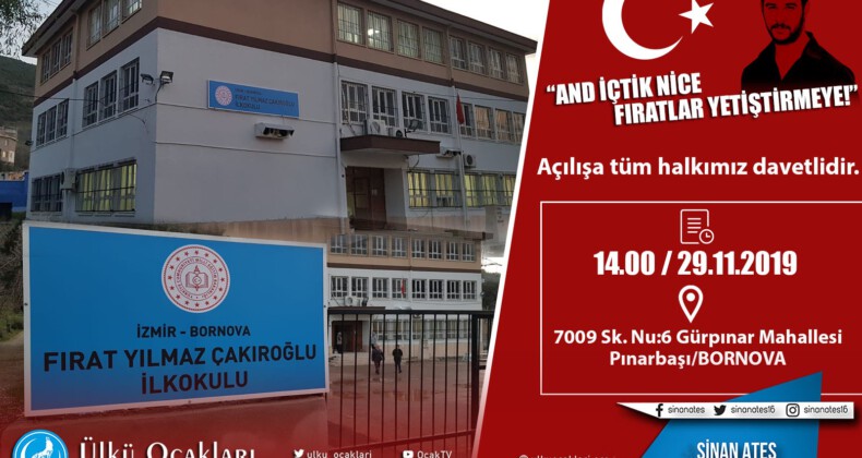 FıratYılmaz Çakıroğluİlkokulu açılıyor