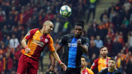 Galatasaray 1-1 Club Brugge  Sondakika yediği gol ile Galatasaray işi zora soktu