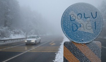 Kar Bolu Dağı’nda etkili oluyor