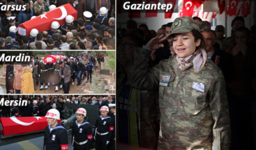 Barış Pınarı Harekatı şehitlerimiz memleketlerinde gözyaşlarıyla uğurlandı