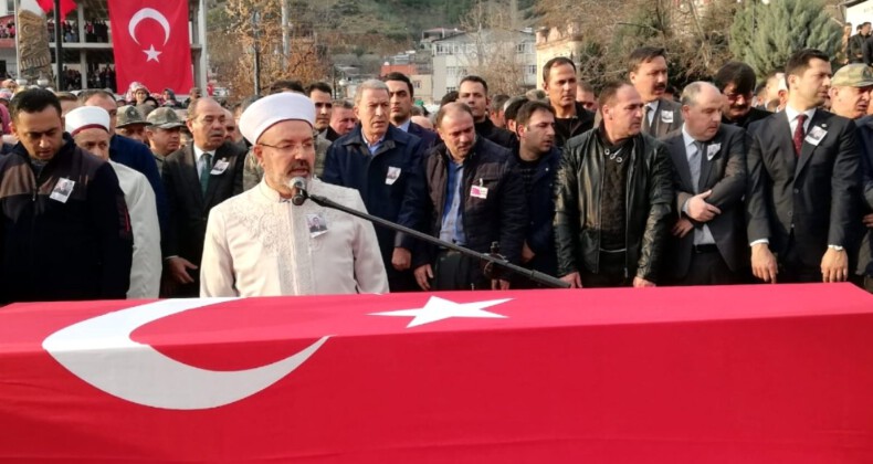 İdlib şehidimiz Halil İbrahim Akkaya son yolculuğuna uğurlandı