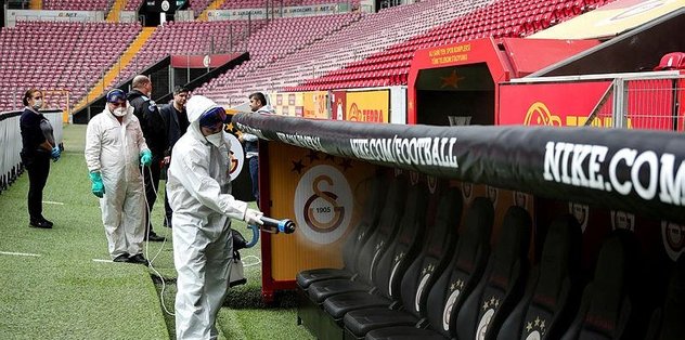 Türk Telekom Stadyumu, derbi öncesi dezenfekte edildi