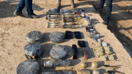 Resulayn’da PKK/YPG’ye ait cephanelik ele geçirildi