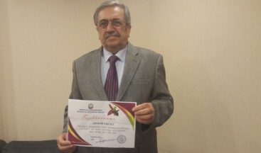 Yazarımız Ahmet Urfalı’ya, Azerbaycan’dan ‘teşekkürname’ ödülü