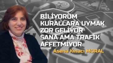 BİLİYORUM KURALLARA UYMAK ZOR GELİYOR SANA AMA TRAFİK AFFETMİYOR
