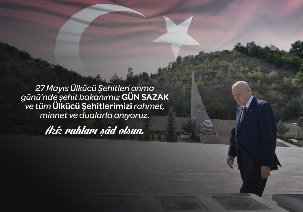 Yıldırım, Ülkücü Şehitlerimiz Milletimizin bayraktarı, davamızın iftiharı olmuşlardır
