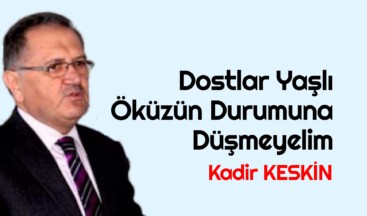 Dostlar Yaşlı Öküzün Durumuna Düşmeyelim