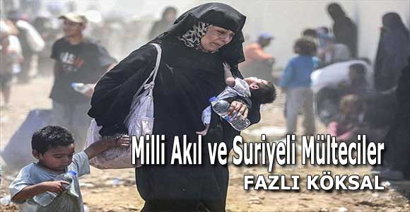 Milli Akıl ve Suriyeli Mülteciler