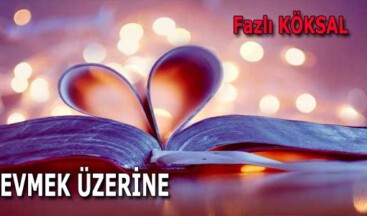 SEVMEK ÜZERİNE