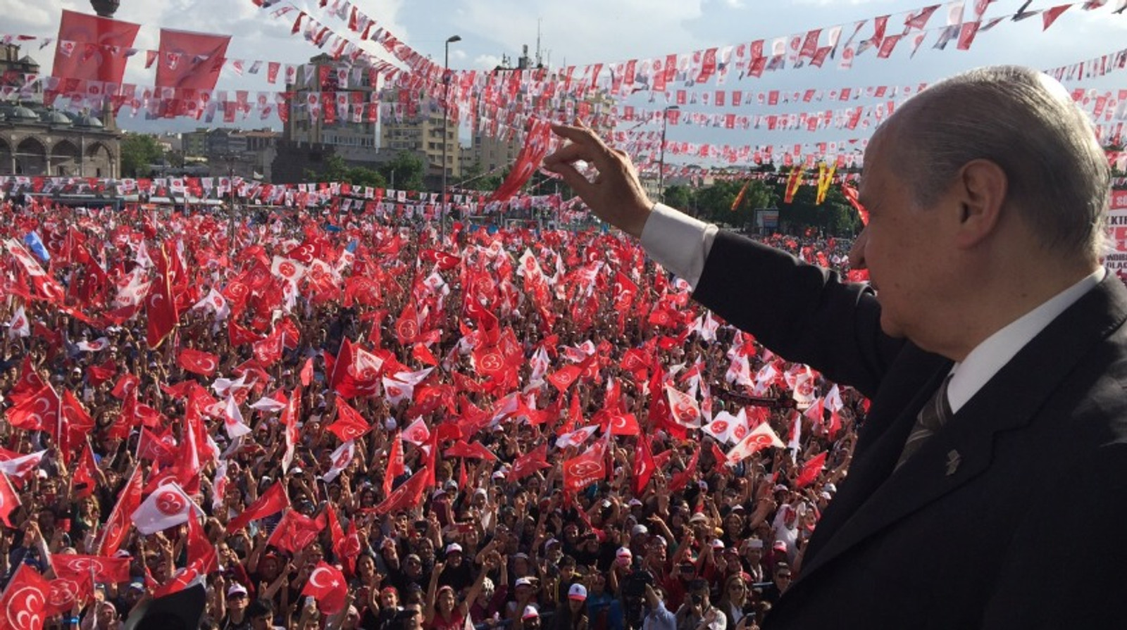Ülkücü Hareket meydana iniyor: Devlet Bahçeli Sivas’ta