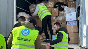 Kansa kan, emekse emek: #Bolu Ülkü Ocakları Birlikte Güçlüyüz #deprem