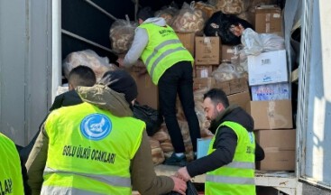 Kansa kan, emekse emek: #Bolu Ülkü Ocakları Birlikte Güçlüyüz #deprem