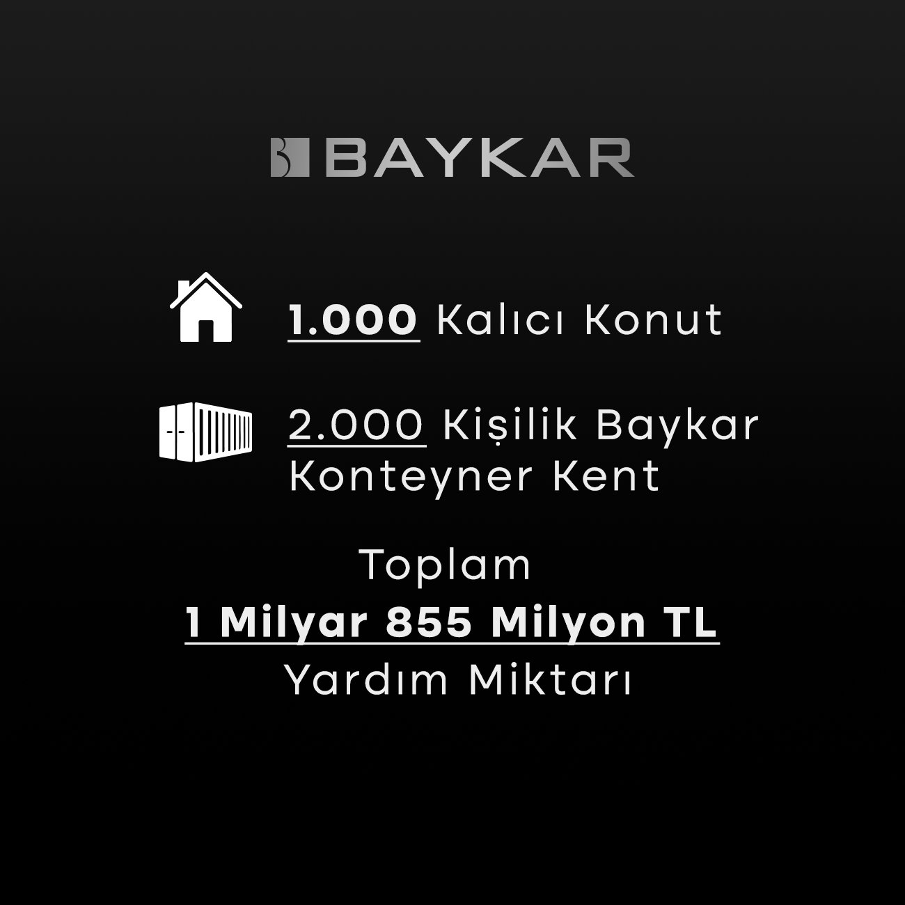 BAYKAR 1000 konut ile konut seferberliği başlatıyor #KonutSeferberliği