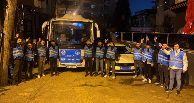 Kansa kan, emekse emek: #İstanbul Ülkü Ocakları yardımlara devam ediyor Türkiye Tek Yürek