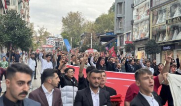 Ülkücüler Bursa’yı Türk Bayrakları ile donattı