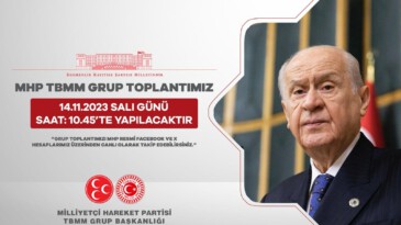 MHP grup toplantısı yarın