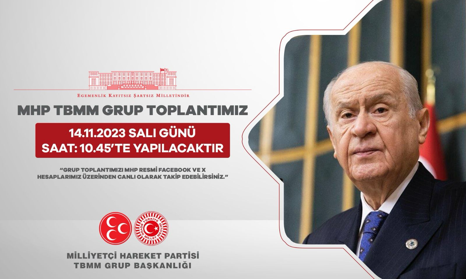 MHP grup toplantısı yarın