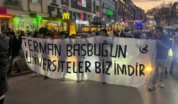 Bursa’da Üniversiteli Bozkurtlar’dan teröre lanet yürüyüşü!