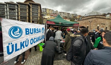 Bursa Ülkü Ocakları şehitleri unutmuyor