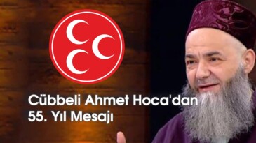 Cübbeli Ahmet Hoca’dan 55. Yıl Mesajı