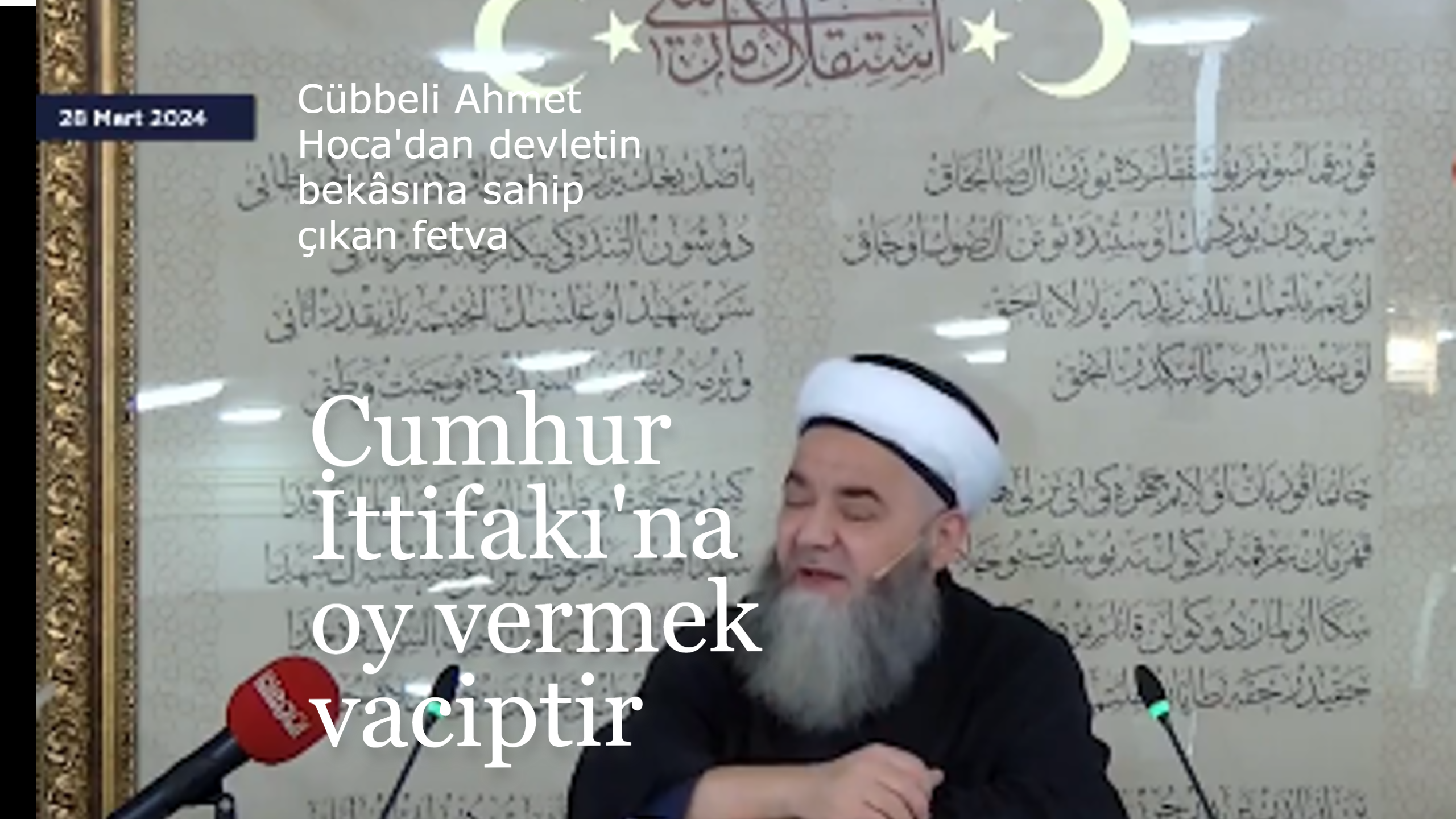 Cübbeli Ahmet Hoca’dan devletin bekâsına sahip çıkan fetva: Cumhur İttifakı’na oy vermek vaciptir vermeyen günahkâr olur ve azaba gider