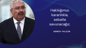 Haklılığımızı kararlılıkla, sebatla savunacağız.