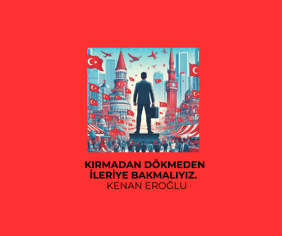 Kırmadan dökmeden ileriye bakmalıyız.