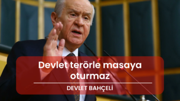 Devlet terörle masaya oturmaz