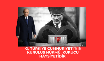 Devlet Bahçeli’nin 10 Kasım mesajı: O, Türkiye Cumhuriyeti’nin kuruluş hükmü, kurucu haysiyetidir.