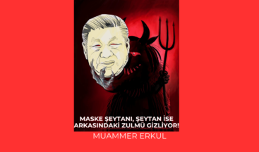 Muammer Erkul Çin malı maskenin arkasındaki iblisi çizdi