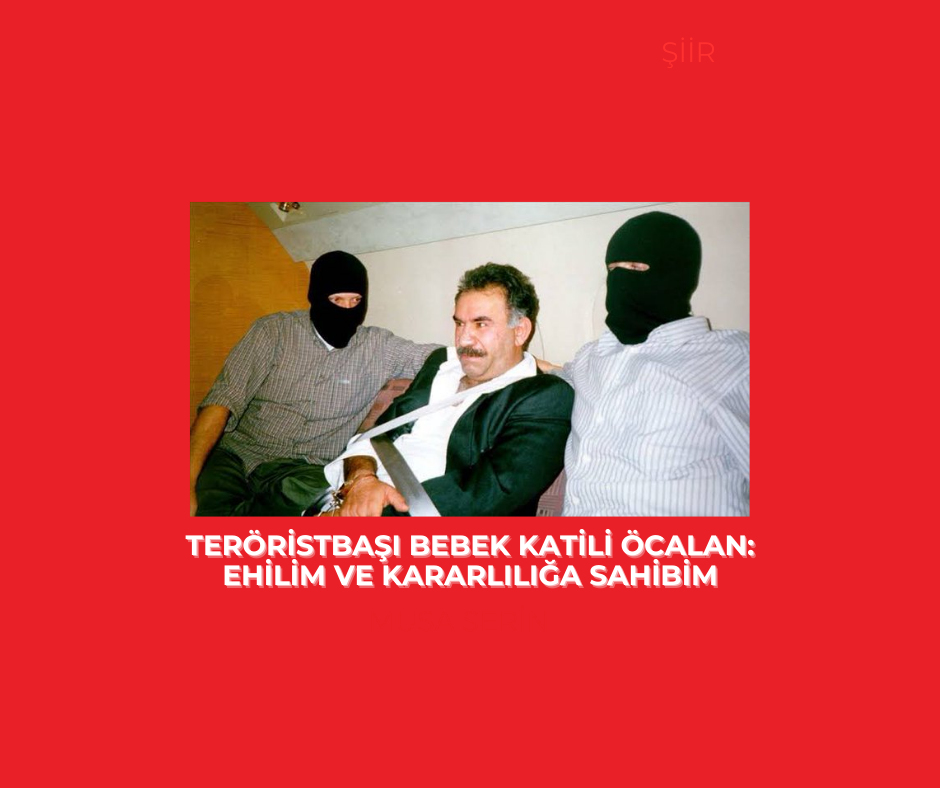 Teröristbaşı bebek katili Öcalan: Ehilim ve kararlılığa sahibim