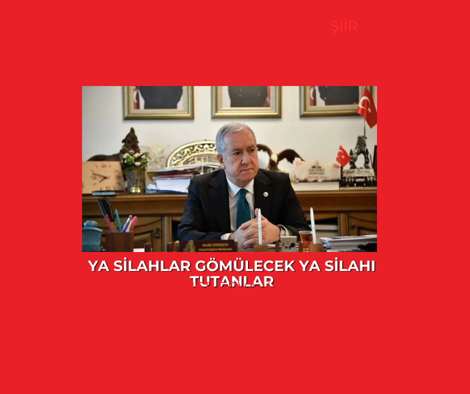 Ya silahlar gömülecek ya silahı tutanlar