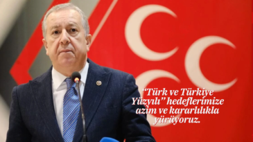 Sadir Durmaz: “Türk ve Türkiye Yüzyılı” hedeflerimize azim ve kararlılıkla yürüyoruz.